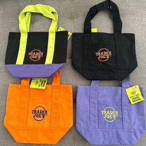 Trader Joe's Canvas Tote Bags Mini Set